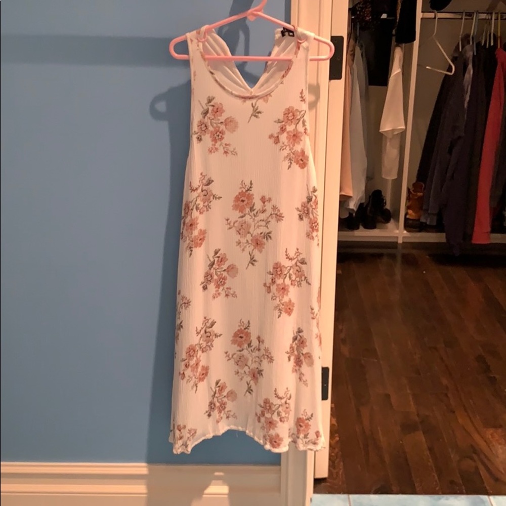 White flower dress